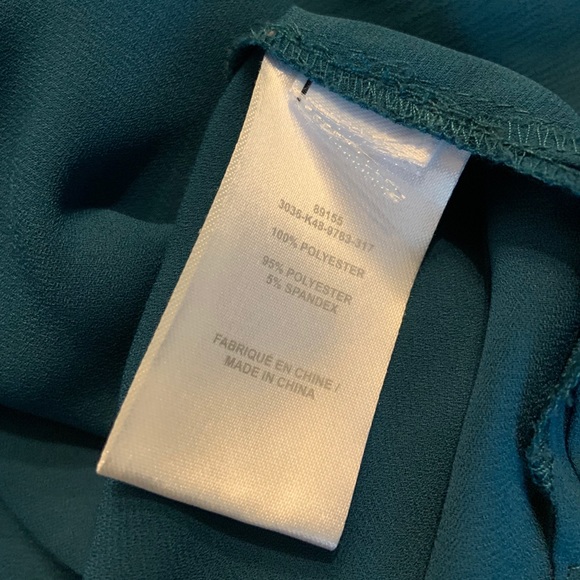 Rhinestone Neck Sleeveless Blouse - Picture 9 of 9